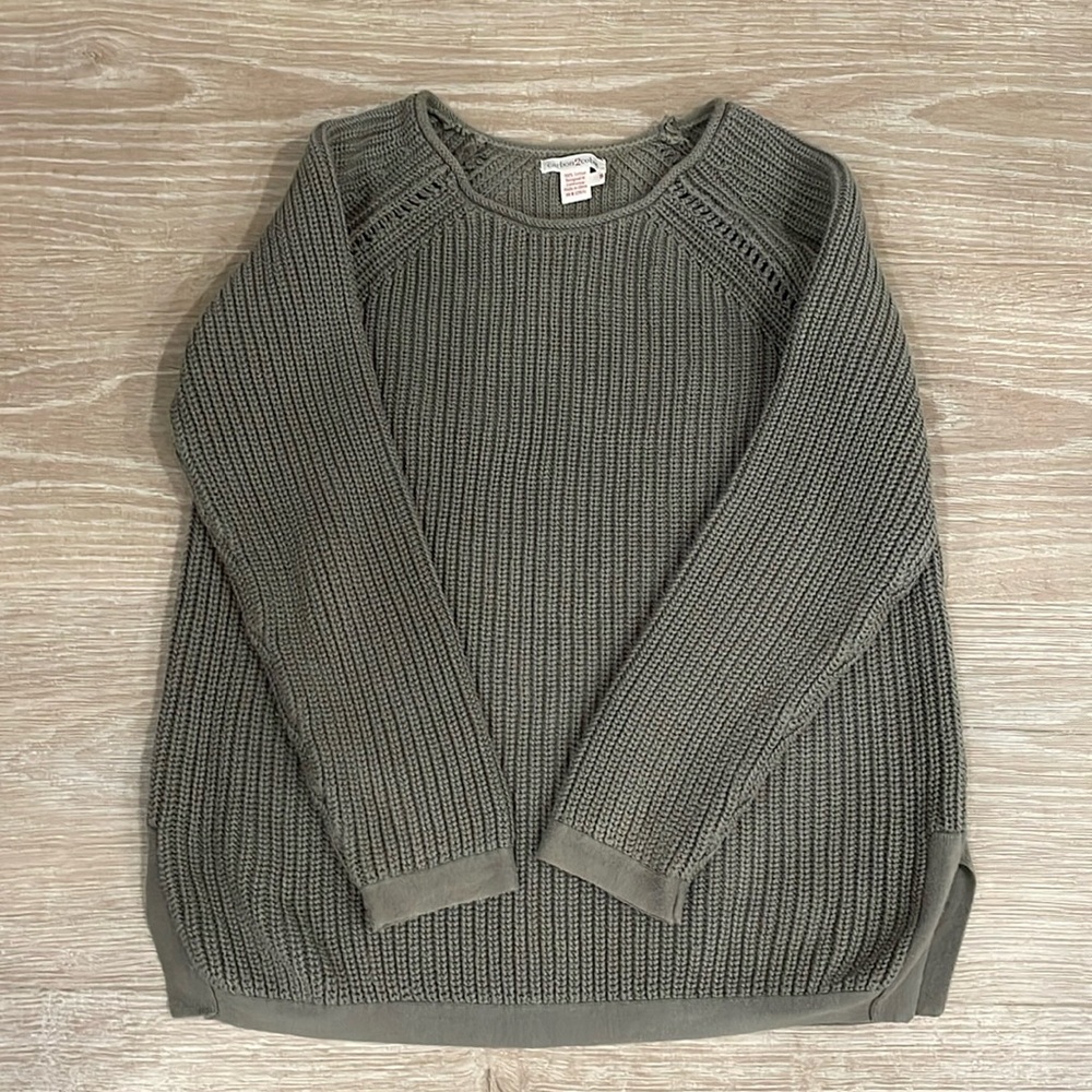 Carbon2cobalt olive green Sweater Size Small